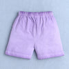 BUMZEE Lavender Boys Half Sleeves T-Shirt & Short Set