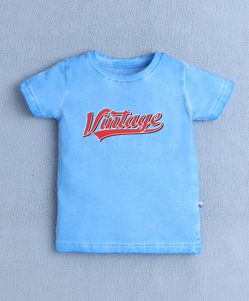 BUMZEE Blue Boys Half Sleeves T-Shirt & Short Set