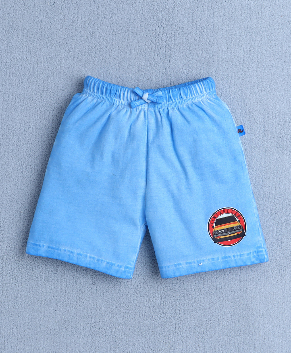 Bumzee Blue Ombre T-Shirt & Short Set, Half Sleeves, 100% Cotton