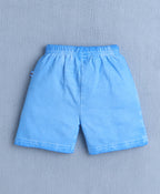 Bumzee Blue Ombre T-Shirt & Short Set, Half Sleeves, 100% Cotton