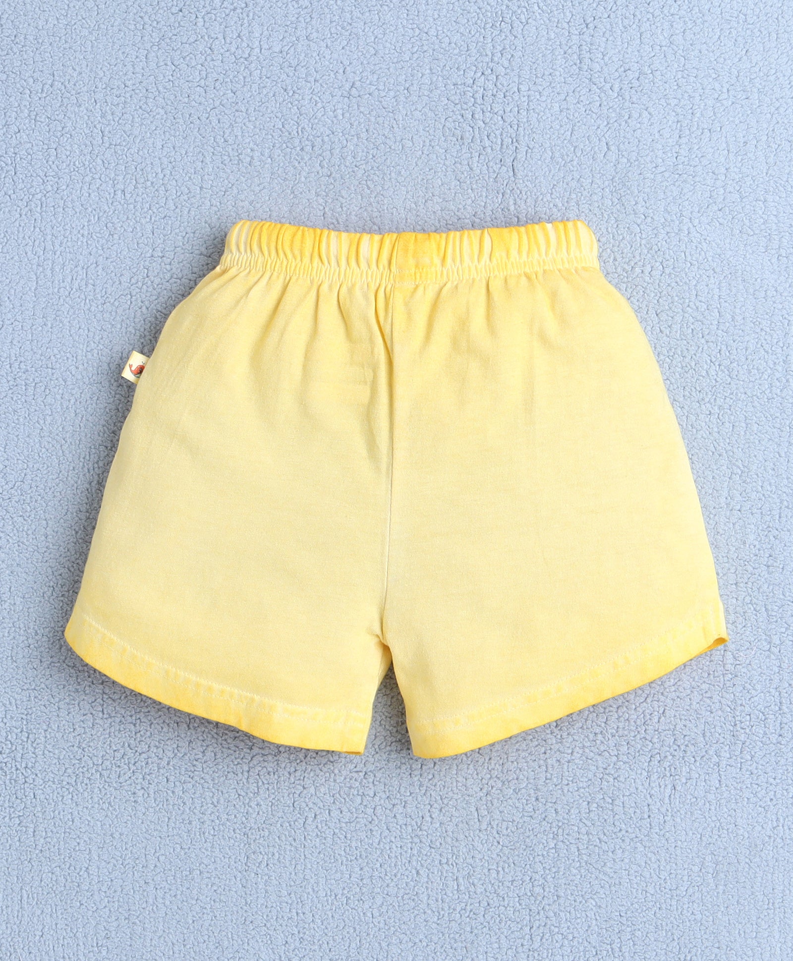 BUMZEE Yellow Girls Half Sleeves T-Shirt & Short Set