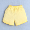 BUMZEE Yellow Girls Half Sleeves T-Shirt & Short Set