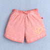 BUMZEE Peach Girls Half Sleeves T-Shirt & Short Set