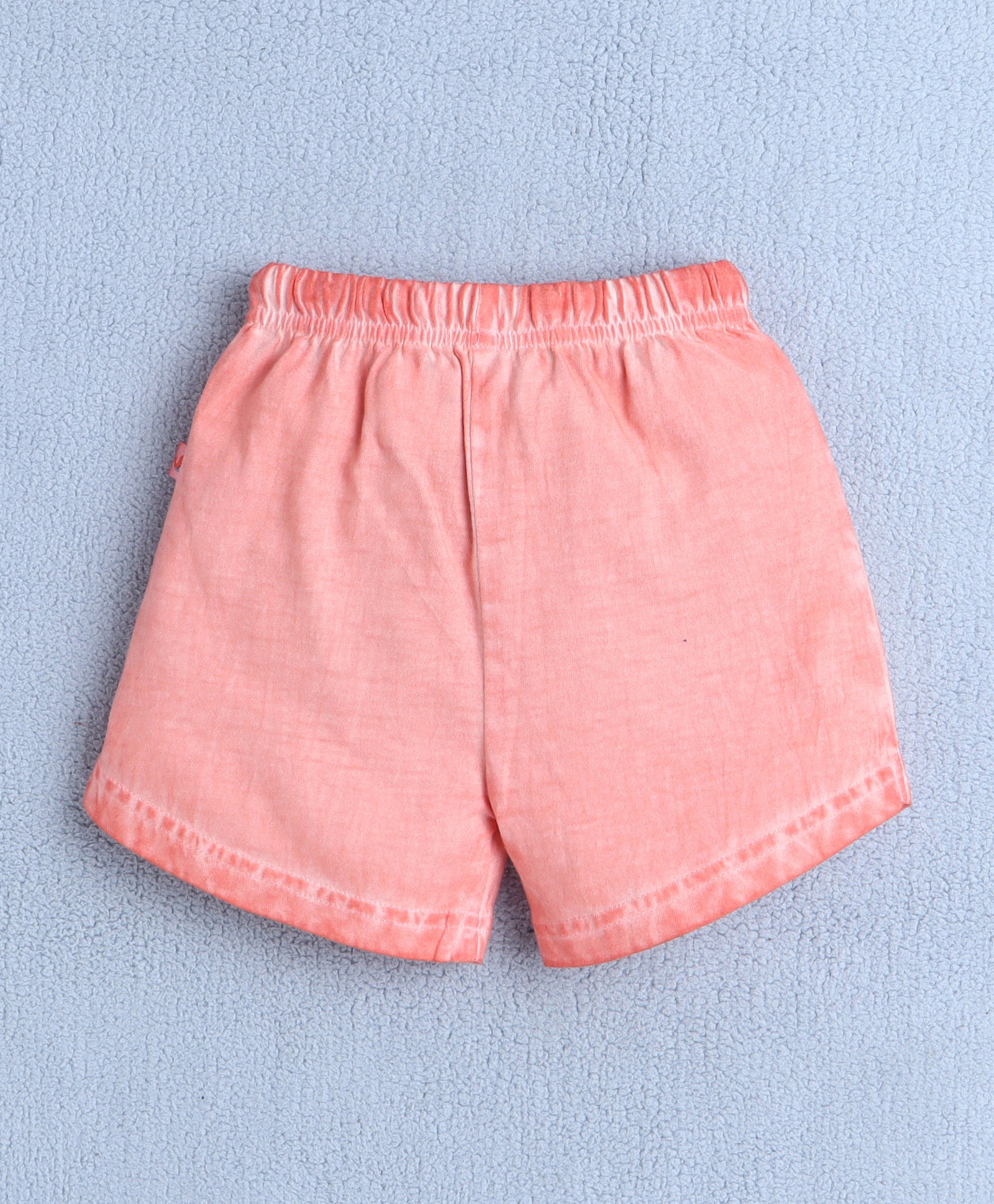 BUMZEE Peach Girls Half Sleeves T-Shirt & Short Set
