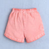 BUMZEE Peach Girls Half Sleeves T-Shirt & Short Set