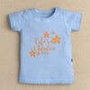 BUMZEE Sky Blue Girls Half Sleeves T-Shirt & Short Set