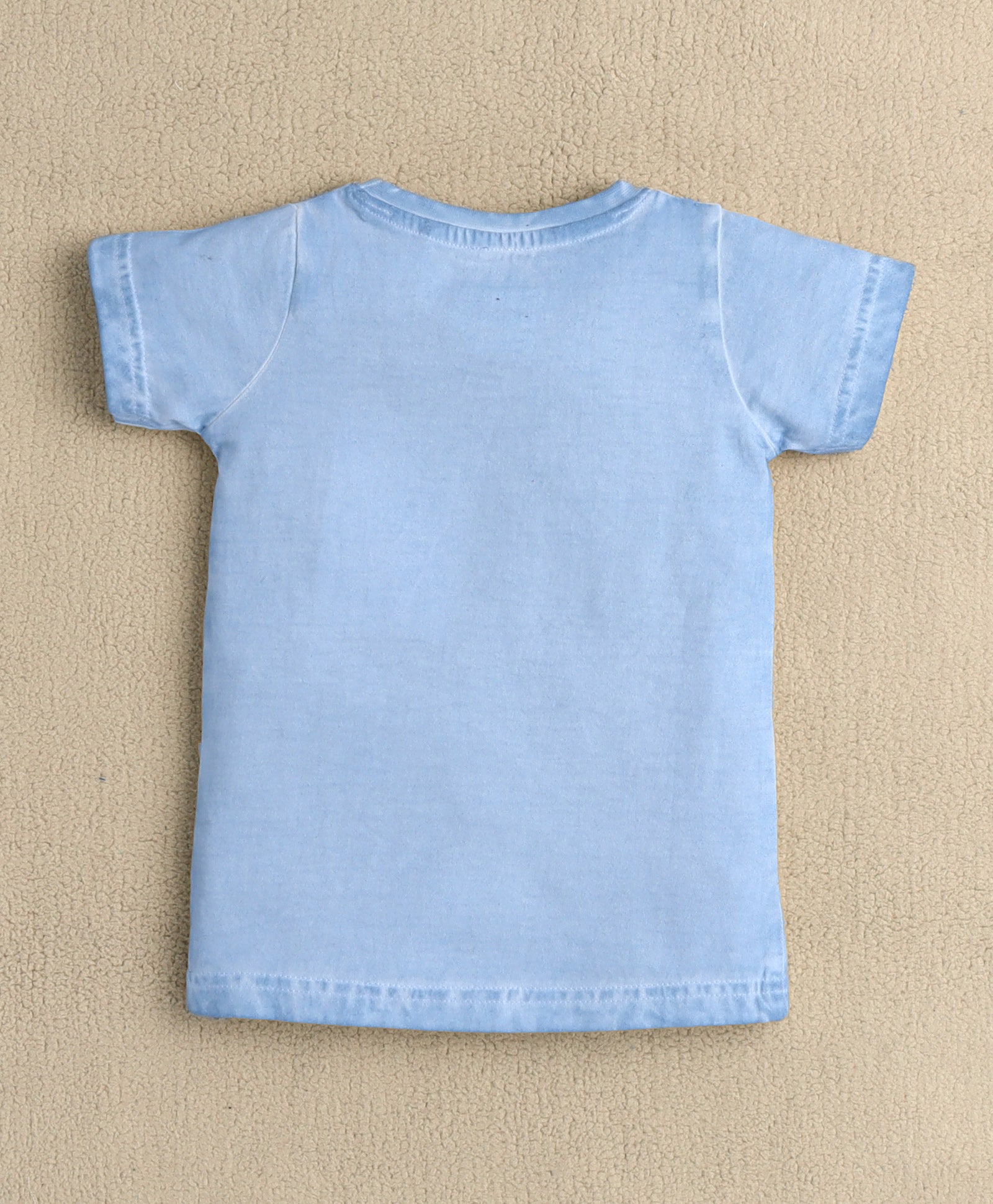 BUMZEE Sky Blue Girls Half Sleeves T-Shirt & Short Set