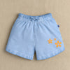 BUMZEE Sky Blue Girls Half Sleeves T-Shirt & Short Set