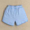 BUMZEE Sky Blue Girls Half Sleeves T-Shirt & Short Set