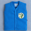 Boys 100% Cotton Animal Jabla - Blue & White