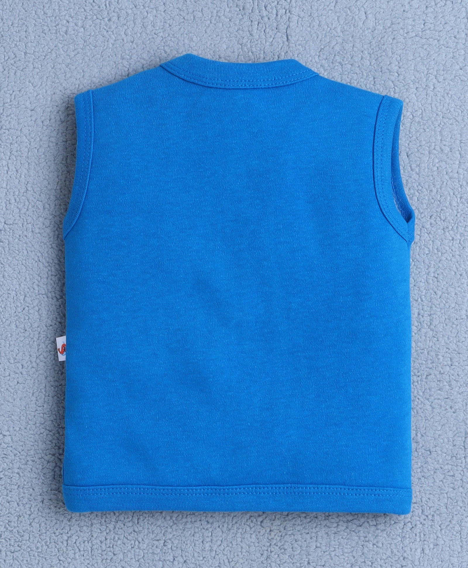 Boys 100% Cotton Animal Jabla - Blue & White