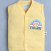 Girls Sleeveless Jabla White & Yellow Pack of 3