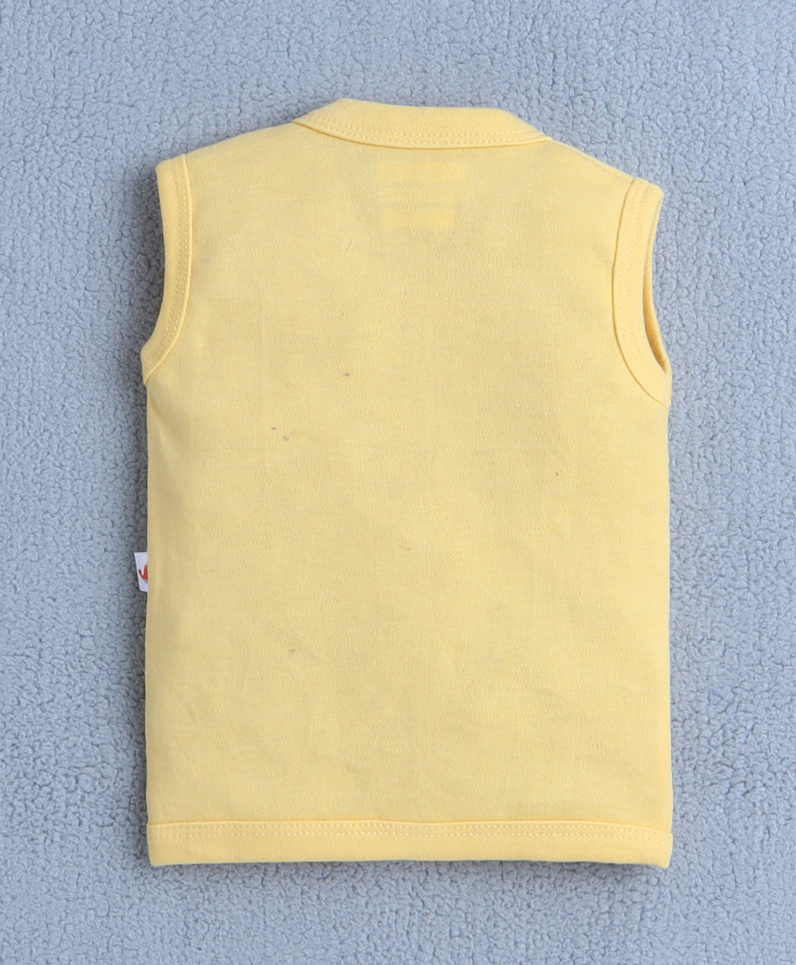 Girls Sleeveless Jabla White & Yellow Pack of 3