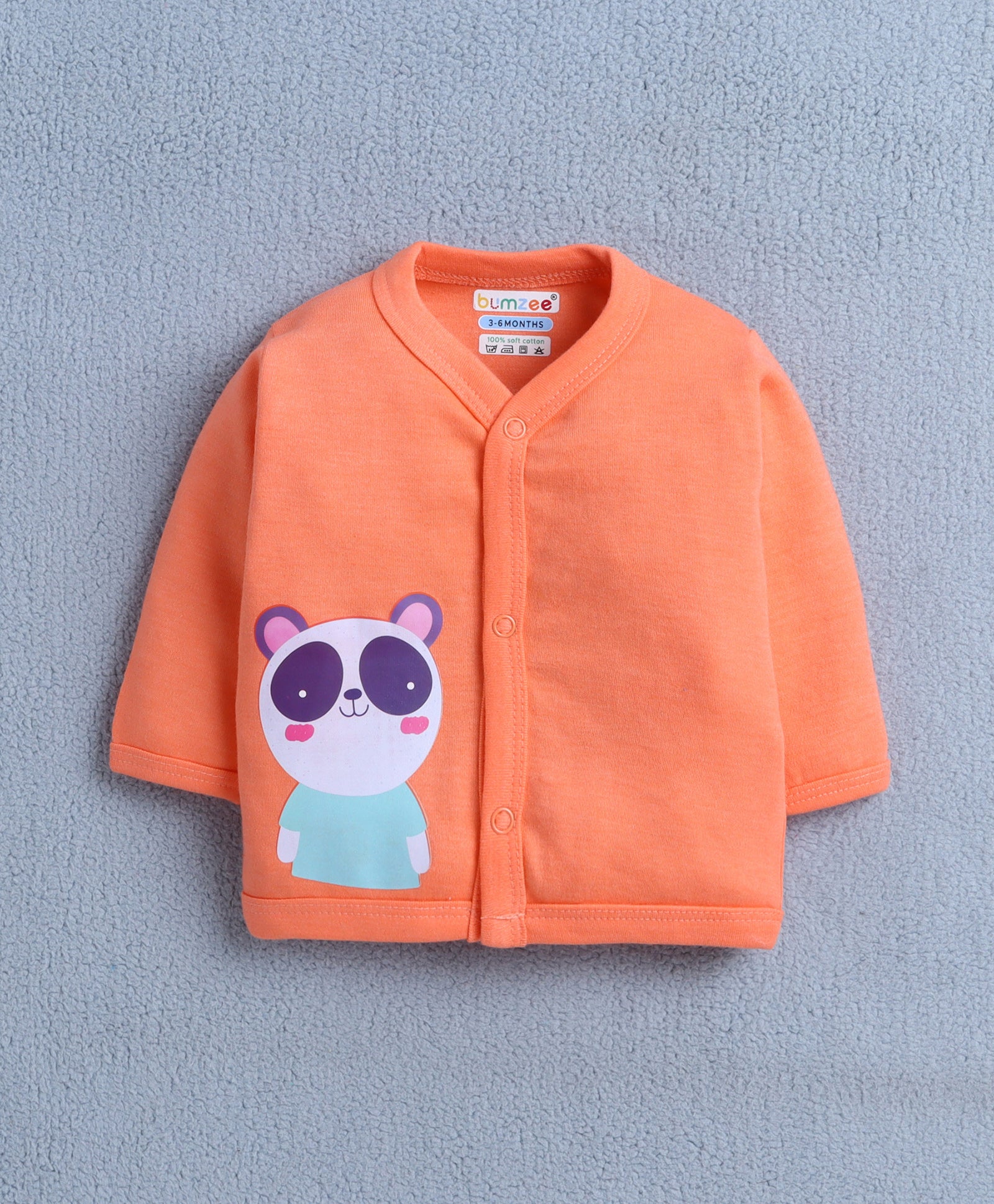Orange & Green Boys Full Sleeves Cotton Jablas Pack Of 4