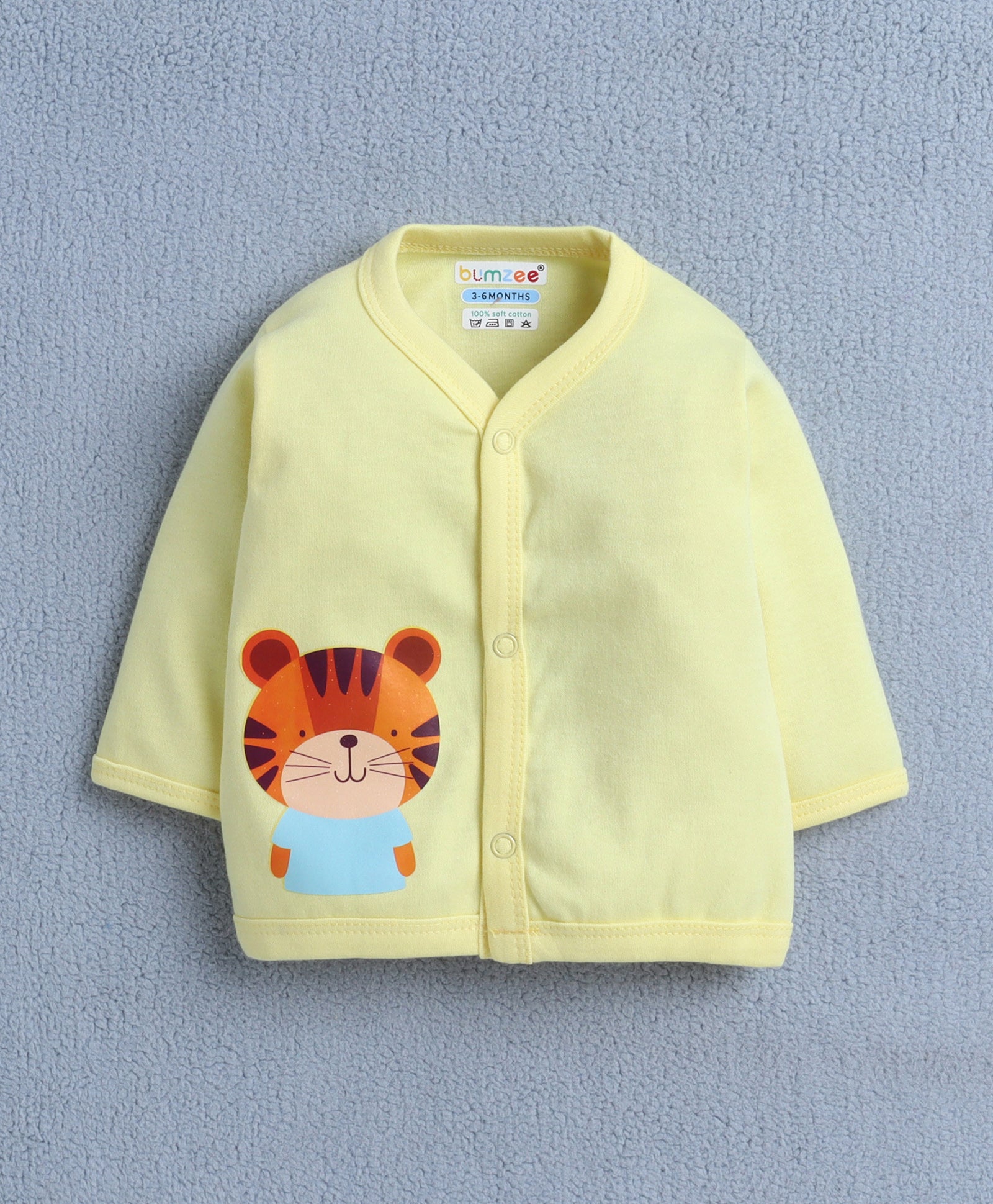 Orange & Green Boys Full Sleeves Cotton Jablas Pack Of 4