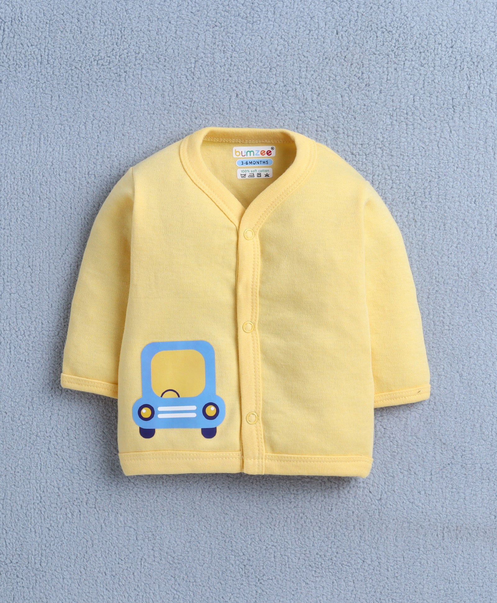 Yellow & Red Boys Full Sleeves Cotton Jablas Pack Of 4