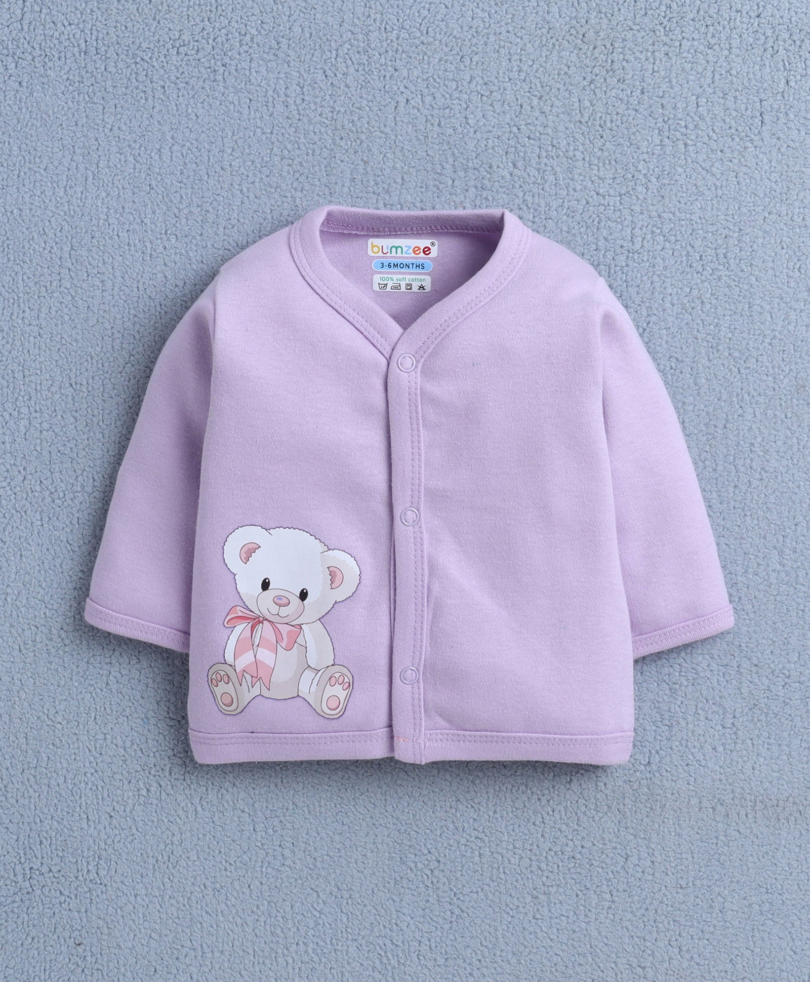 Pink & Lavender Girls Full Sleeves Cotton Jablas Pack Of 4