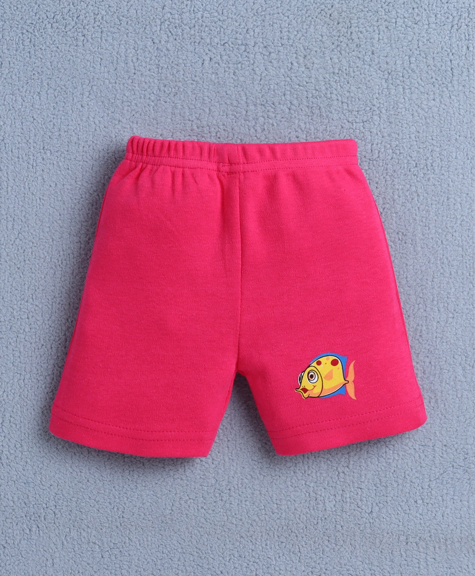 BUMZEE Pink & White Baby Girls Half Sleeves Jabla & Short Set