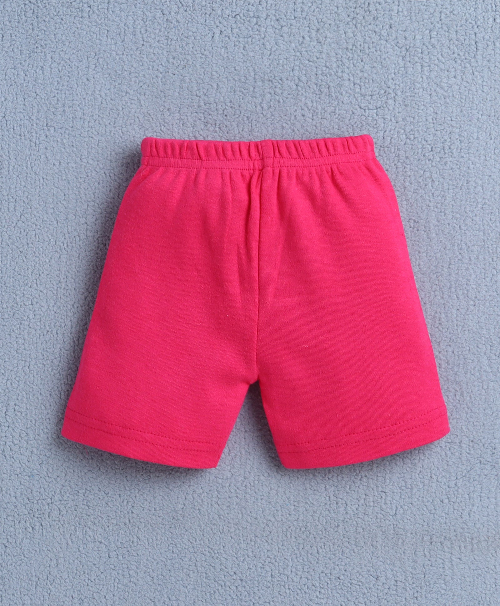 BUMZEE Pink & White Baby Girls Half Sleeves Jabla & Short Set