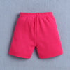 Pink & White Baby Girls Half Sleeves Jabla & Short Set