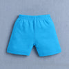 BUMZEE Blue & White Baby Girls Half Sleeves Jabla & Short Set