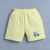 BUMZEE Yellow & Teal Blue Boys Shorts Pack Of 4