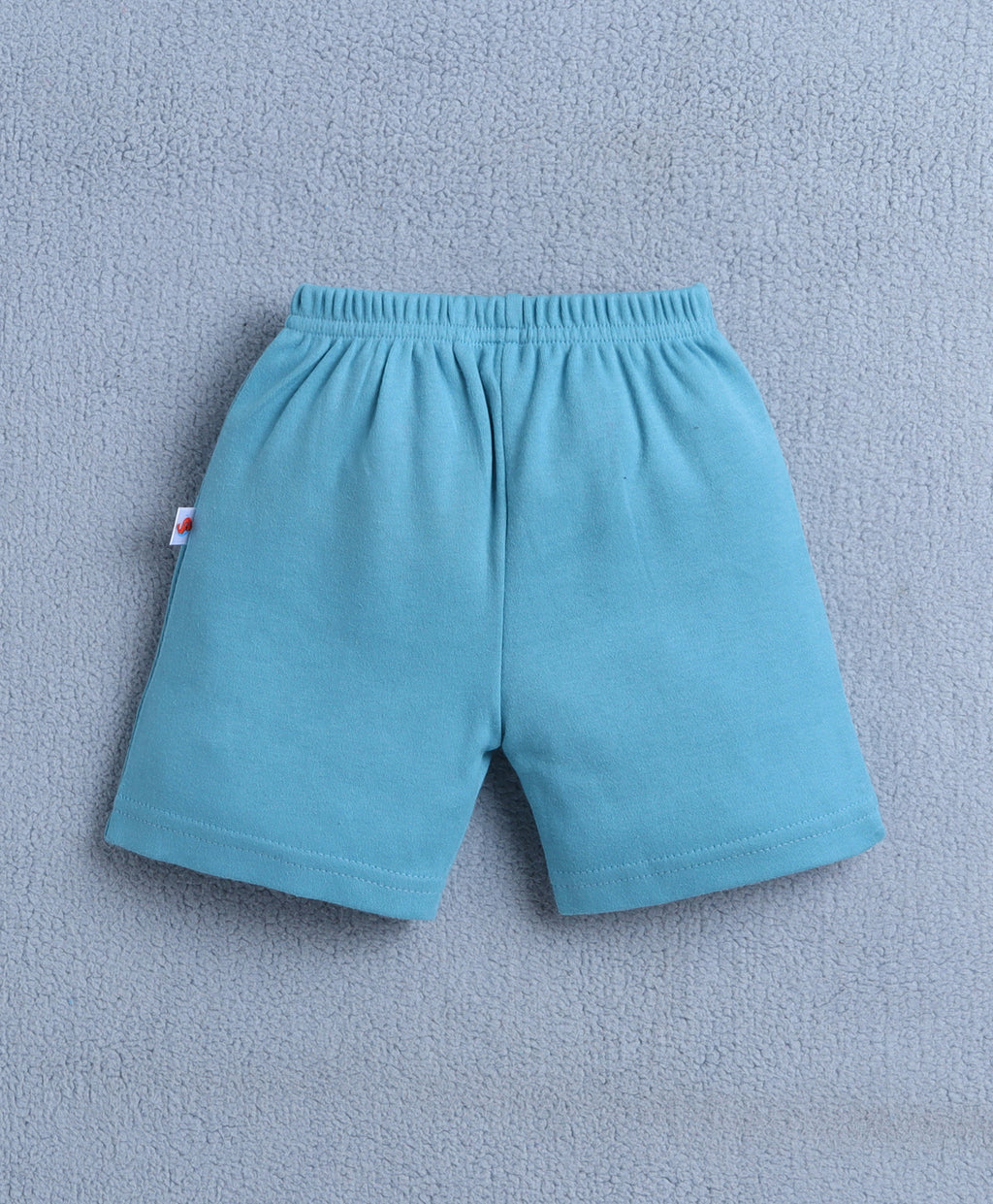 Bumzee Yellow & Teal Blue Graphic Print Shorts, Pack of 4, 100% Cotton