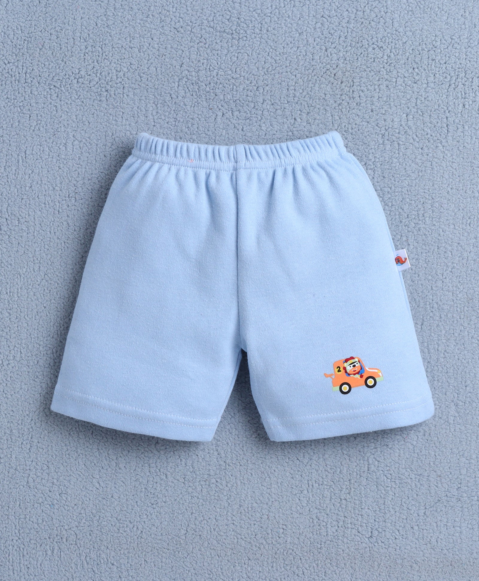 BUMZEE Navy & Sky Blue Boys Shorts Pack Of 4