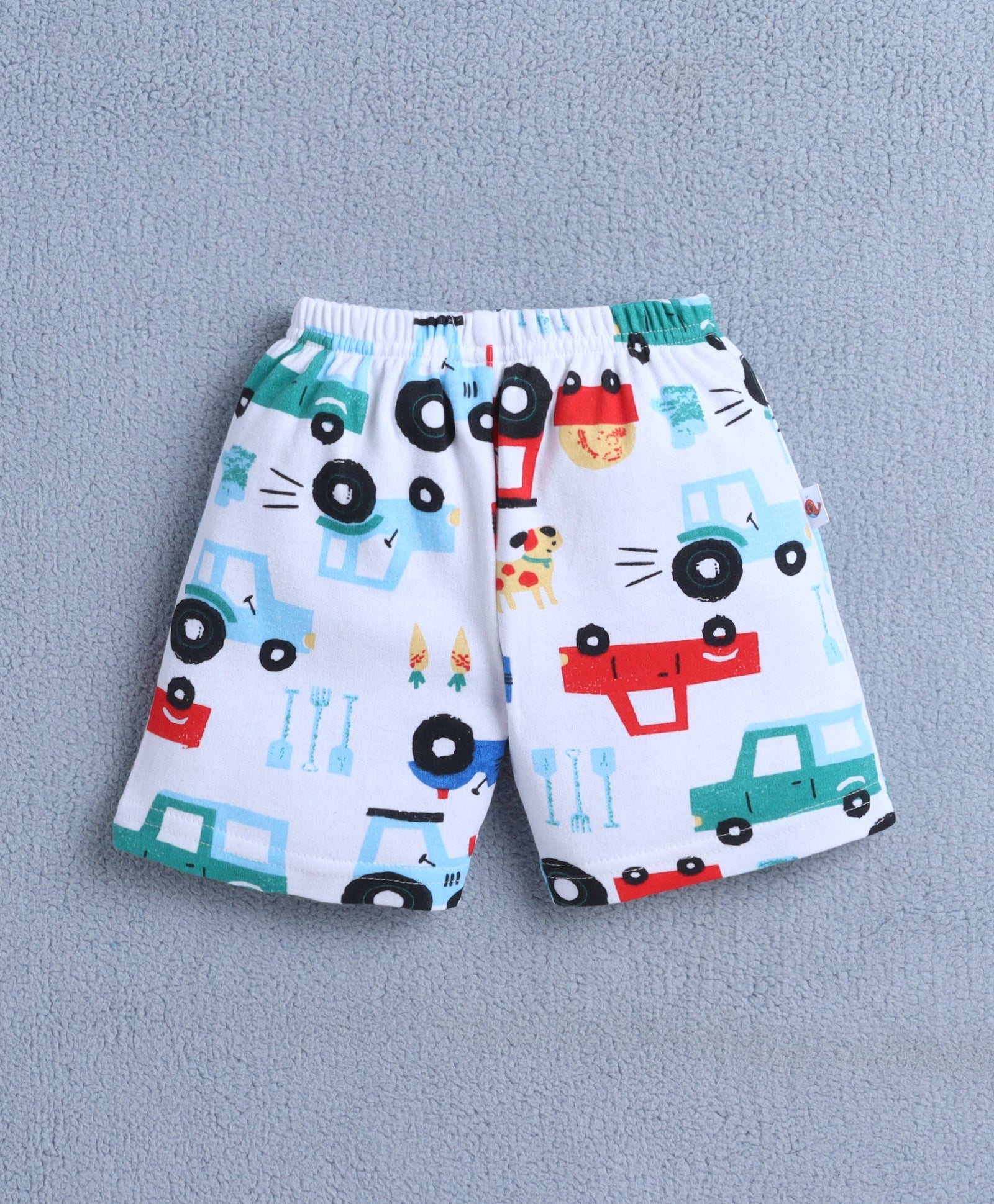 BUMZEE Navy & Sky Blue Boys Shorts Pack Of 4