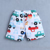 BUMZEE Navy & Sky Blue Boys Shorts Pack Of 4