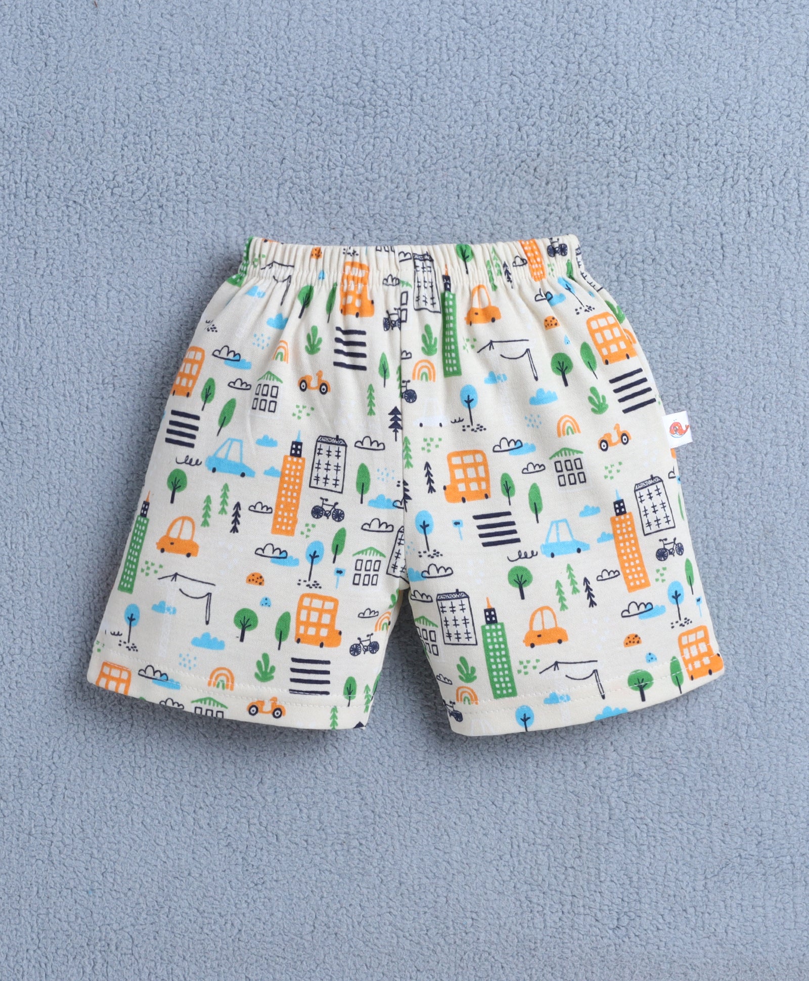BUMZEE Navy & Sky Blue Boys Shorts Pack Of 4