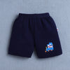 BUMZEE Navy & Sky Blue Boys Shorts Pack Of 4