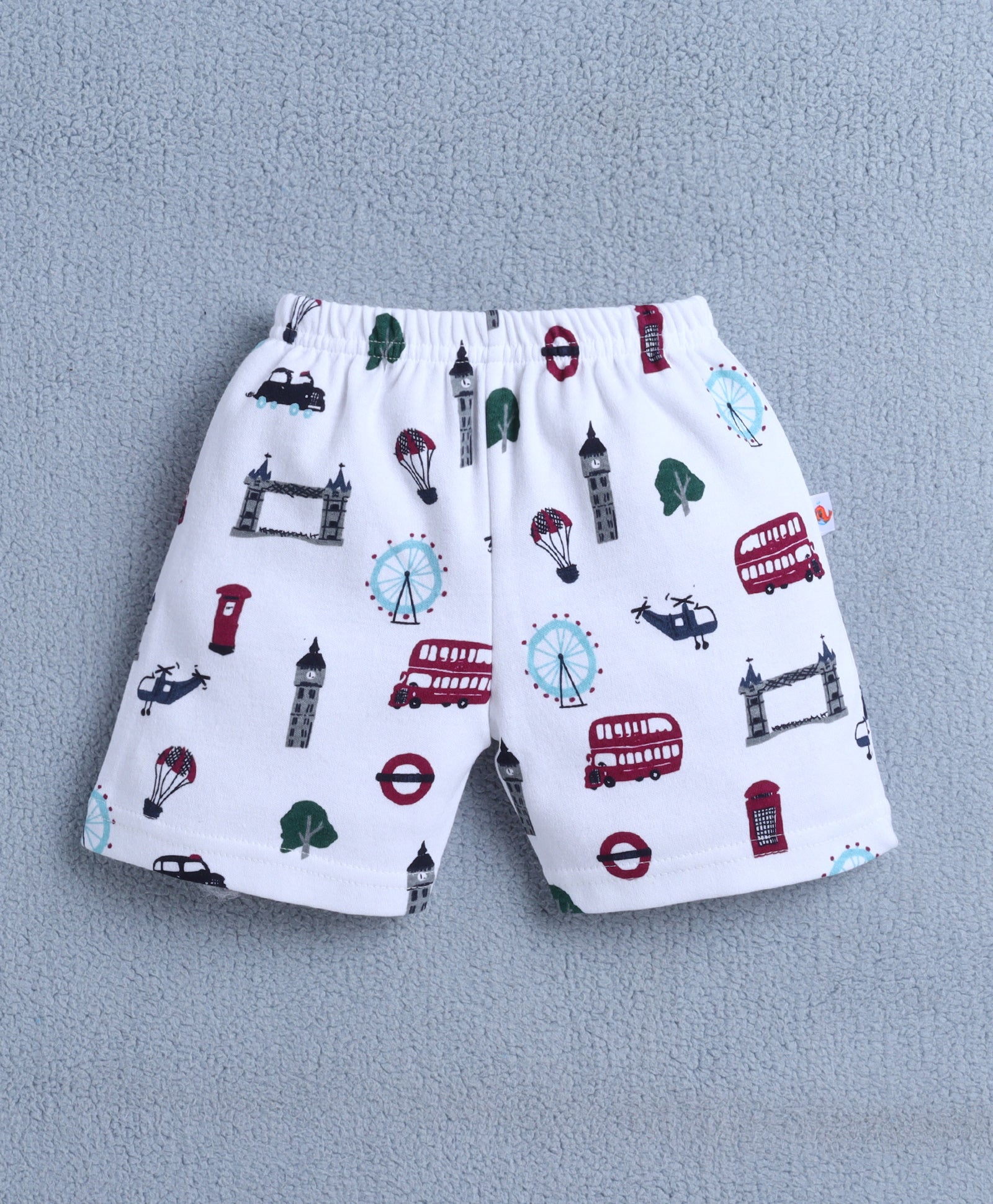 BUMZEE Red & Navy Boys Shorts Pack Of 4