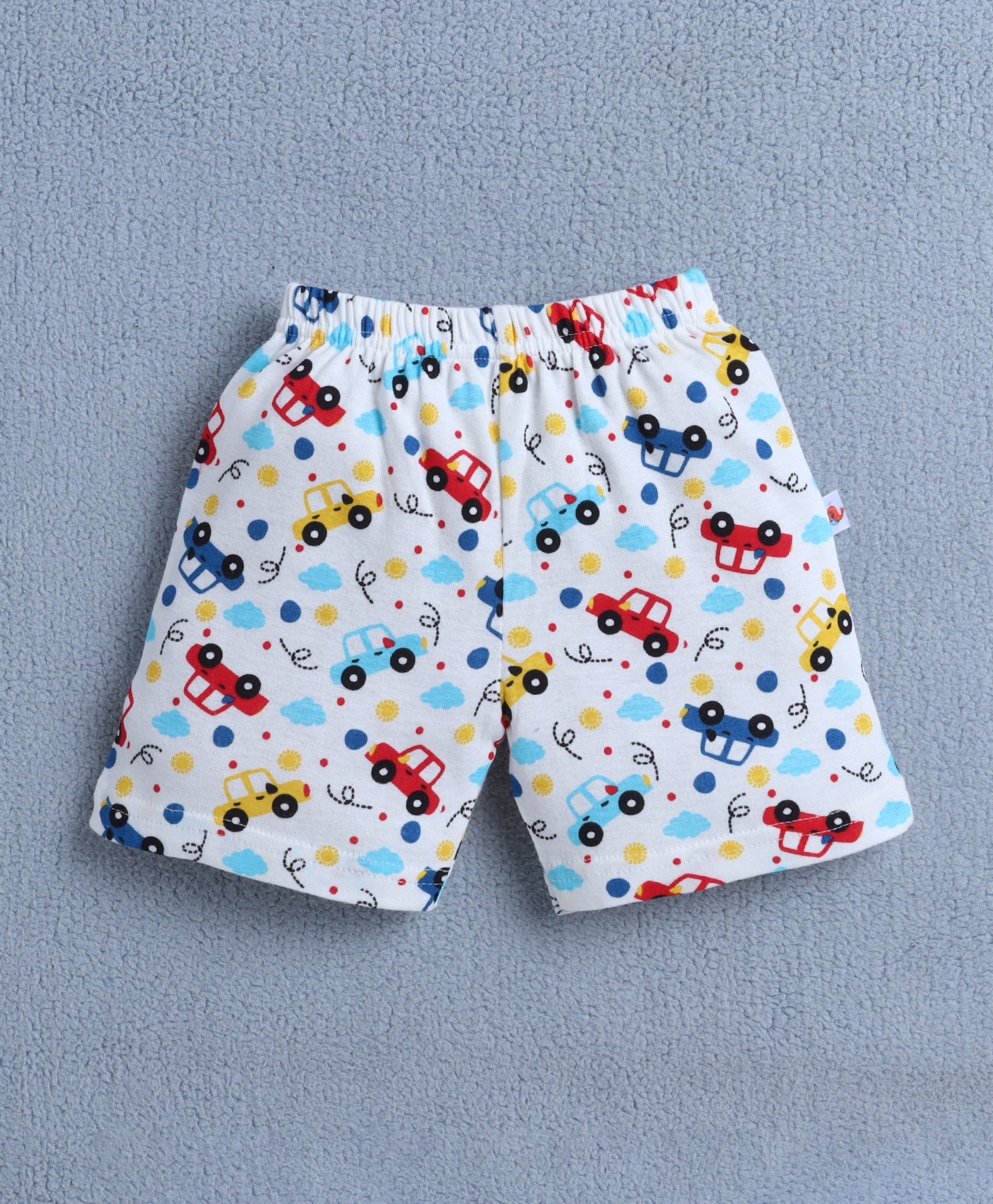 BUMZEE Red & Navy Boys Shorts Pack Of 4