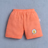 BUMZEE Orange & Sky Blue Boys Shorts Pack Of 4