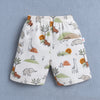 BUMZEE Orange & Sky Blue Boys Shorts Pack Of 4