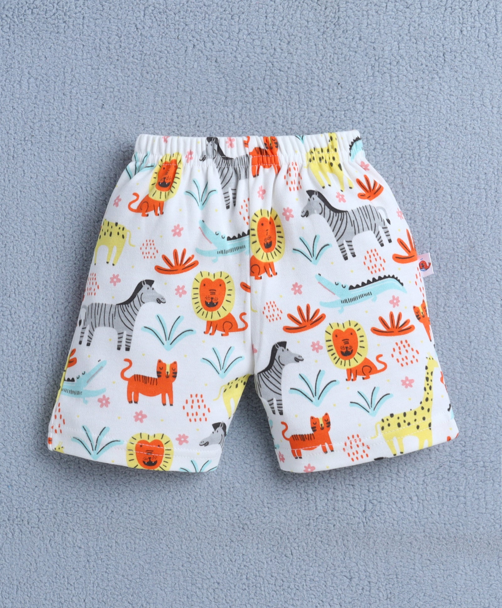 BUMZEE Orange & Sky Blue Boys Shorts Pack Of 4