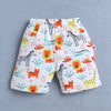 BUMZEE Orange & Sky Blue Boys Shorts Pack Of 4