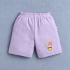 BUMZEE Yellow & Lavender Girls Shorts Pack Of 4