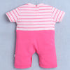 Girls 100% Cotton Floral Romper - Pink