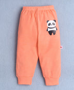 Bumzee Orange & Green Animal Print Pyjamas, Pack of 4, 100% Cotton