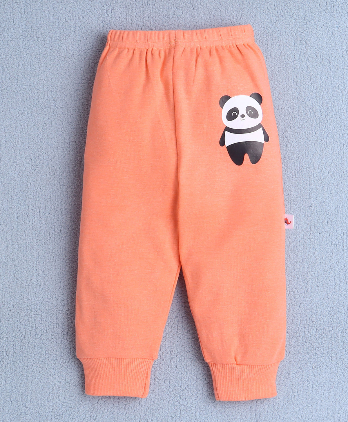 Bumzee Orange & Green Animal Print Pyjamas, Pack of 4, 100% Cotton
