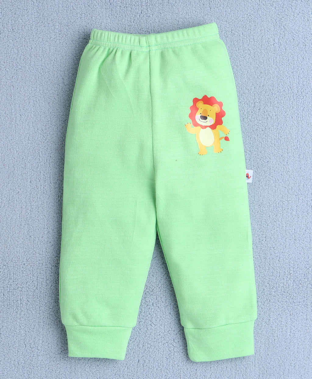 Bumzee Orange & Green Animal Print Pyjamas, Pack of 4, 100% Cotton