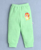 Bumzee Orange & Green Animal Print Pyjamas, Pack of 4, 100% Cotton
