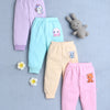 Girls 100% Cotton Animal Pyjamas - Pink & Lavender