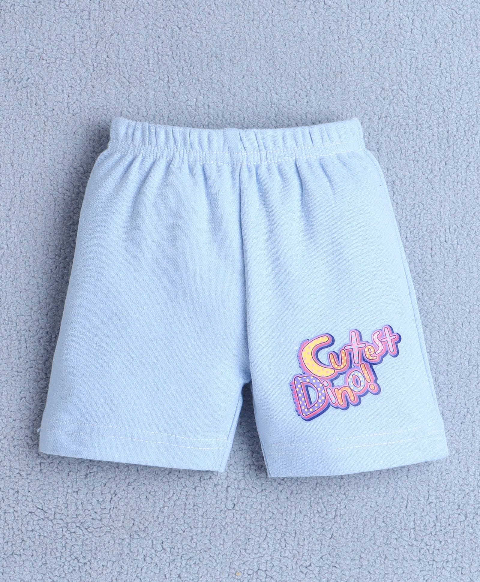 BUMZEE Sky Blue Baby Boys Half Sleeves T-Shirt & Short Set