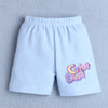 BUMZEE Sky Blue Baby Boys Half Sleeves T-Shirt & Short Set