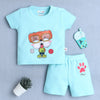 BUMZEE Mint Green Baby Boys Half Sleeves T-Shirt & Short Set