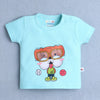 BUMZEE Mint Green Baby Boys Half Sleeves T-Shirt & Short Set