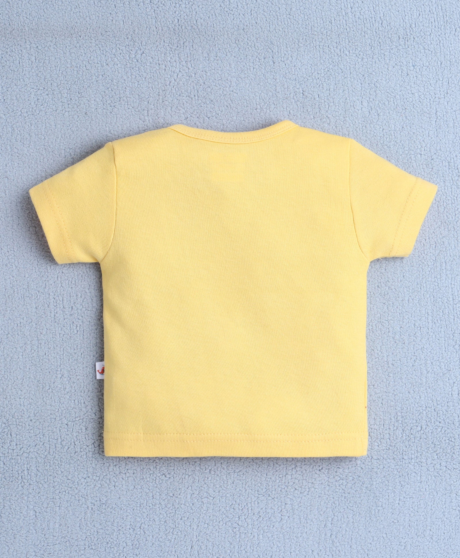 BUMZEE Yellow Baby Boys Half Sleeves T-Shirt & Short Set